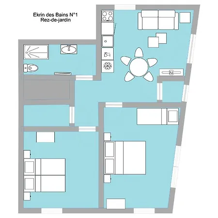 Apartmán L'ekrin Des Bains *